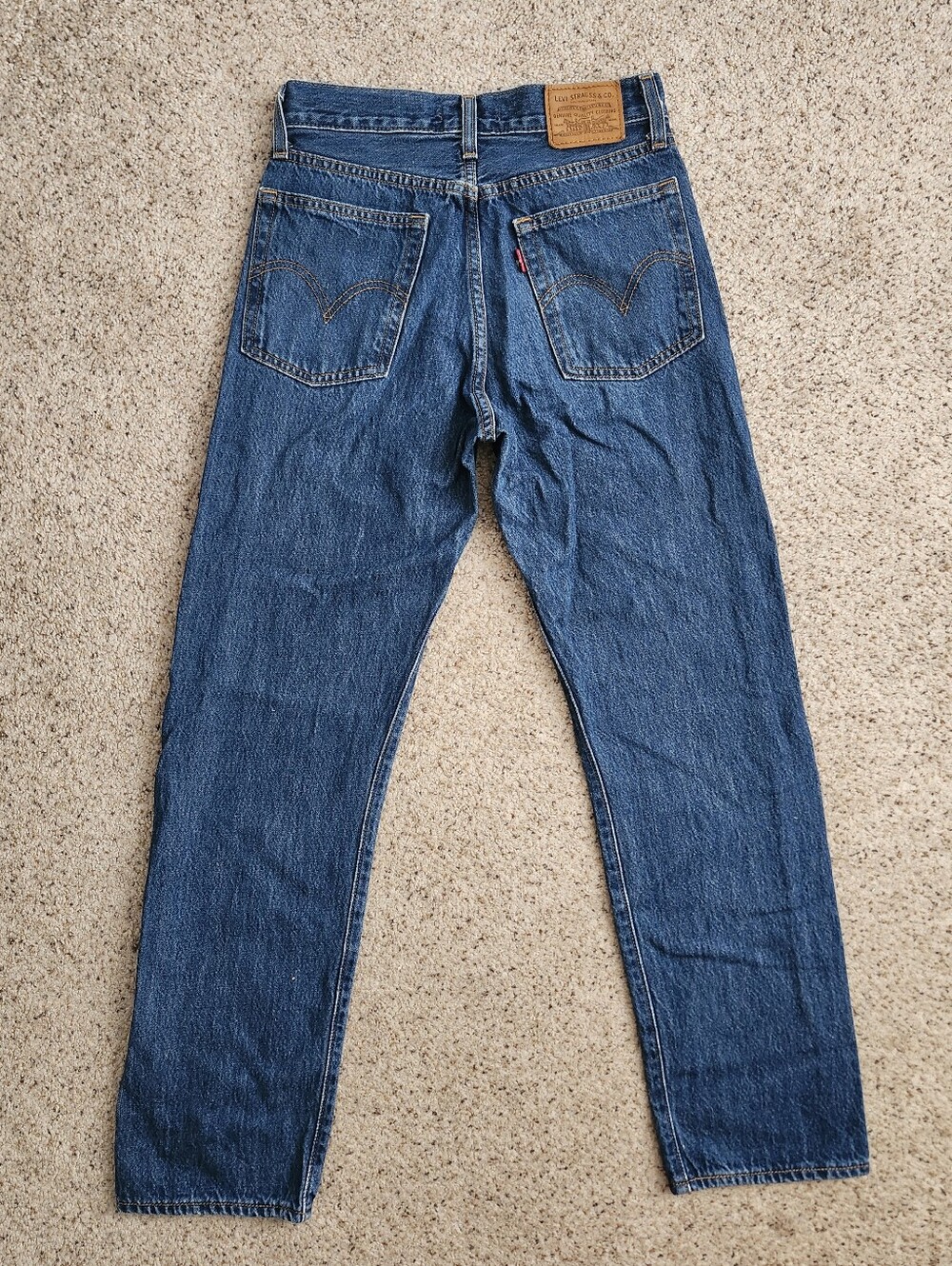 Levi's Wedgie Straight Deep Blue Jeans